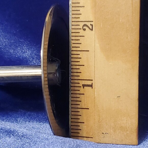 Vtg 2 Solingen Candle Holders MCM Chrome Made in Germany Minimal ScandinavianZen - Picture 4 of 5